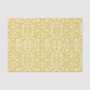 White Lace Damask Brocade Gift of Decoupage Tissue Tissuepapier