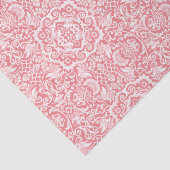 White Lace Damask Brocade Gift of Decoupage Tissuepapier (Detail)