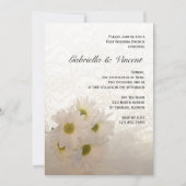 White Lace en Daisies Post Wedding Brunch Kaart (Voorkant)