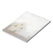 White Lace en Daisies Wedding Notitieblok (Linkerzijde)