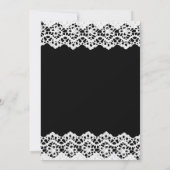 White Lace en Promises Wedding Kaart (Achterkant)