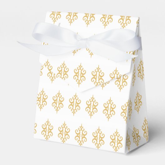 White Lace Favor Box Bedankdoosjes (Voorkant Zijde)