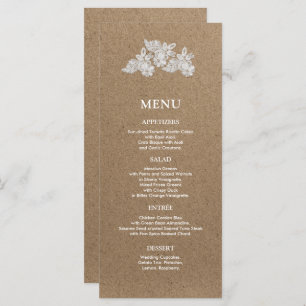 White Lace   Kaarten van het Kraft Paper Wedding M