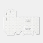  White-Lace katholieke bruiloft Bedankdoosjes (Uitgevouwen)