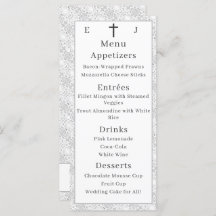 White Lace katholieke monogrammed