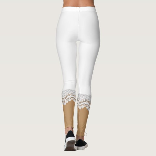 White Lace Leggings (Achterkant)