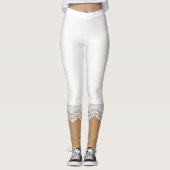 White Lace Leggings (Voorkant)