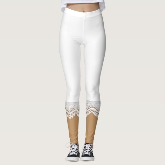 White Lace Leggings (Voorkant)