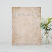 White Lace Letterhead (Staand voorkant)