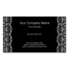 White  Lace Magnetisch Visitekaartje