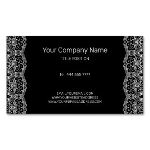 White  Lace Magnetisch Visitekaartje