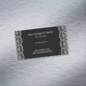 White Lace Magnetisch Visitekaartje (Voorbeeld)