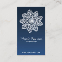 White Lace - Massage Visitekaartje