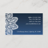 White Lace - Massage Visitekaartje (Achterkant)