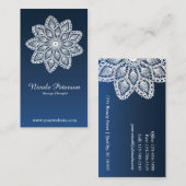 White Lace - Massage Visitekaartje (Voorkant / Achterkant)