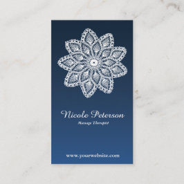 White Lace - Massage Visitekaartje