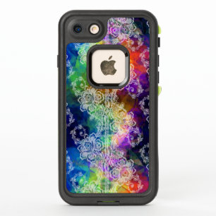 White Lace on Rainbow-weefselpapier