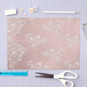 White Lace op roze papier (Craft)