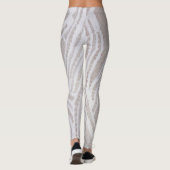 White Lace Pattern Leggings (Achterkant)