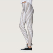 White Lace Pattern Leggings (Links)