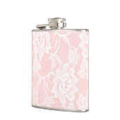 White Lace Pink Heupfles (Links)