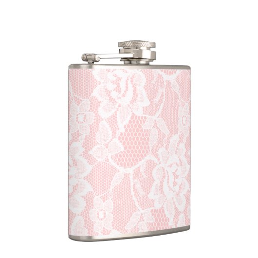 White Lace Pink Heupfles (Rechts)