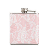 White Lace Pink Heupfles (Achterkant)