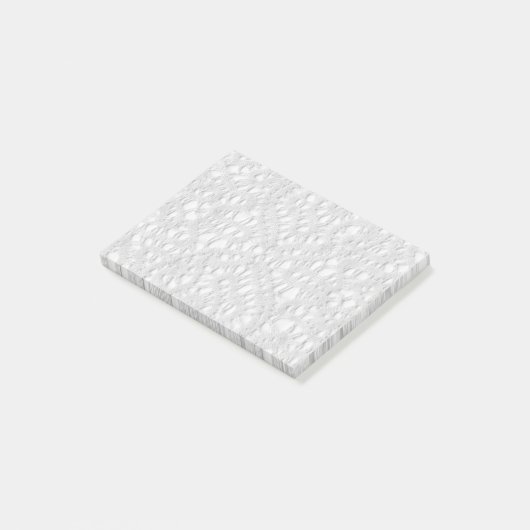 White Lace Post-it® notes (Schuin)