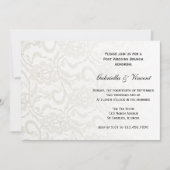 White Lace Post Wedding Brunch Uitnodiging (Voorkant)