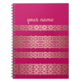 White lace romantic decor lacy-jubileum notitieboek (Voorkant)