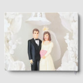 White Lace & Roos Leaves Guest Book Gastenboek (Achterkant)