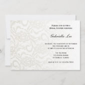 White Lace Vrijgezellenfeest Kaart (Voorkant)