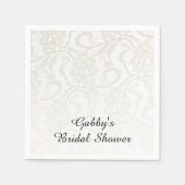 White Lace Vrijgezellenfeest Servet (Voorkant)