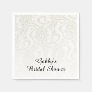 White Lace Vrijgezellenfeest Servet