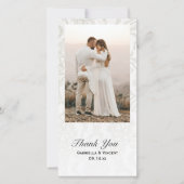 White Lace Wedding Bedankt (Voorkant)