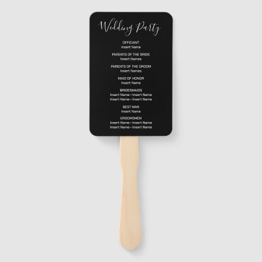 White Lace Wedding Dress Handwaaier (Achterkant)