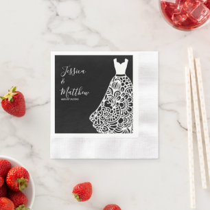 White Lace Wedding Dress Servet