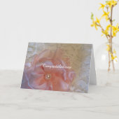 White Lace Wedding Gefeliciteerd Kaart (Gele Bloem)