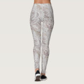 White Lace Wedding Leggings (Achterkant)