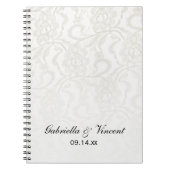 White Lace Wedding Notitieboek (Voorkant)