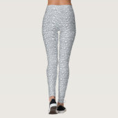 White Lace Yoga Gym Exercise Leggings Pants (Achterkant)