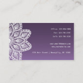 White Lace Yoga Loyalty Card (Achterkant)