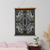 White Lacecap Hydrangea Floral Abstract Hangend Wandkleed (Slaapkamer)