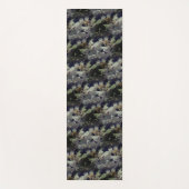 White Lacecap Hydrangea Flowers Pattern Yogamat (Voorkant)