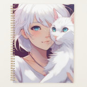 White Lady Cat Planner (Voorkant)