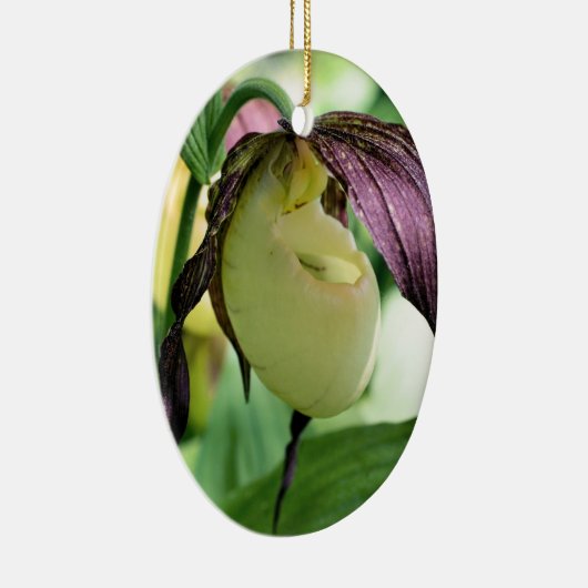White Lady Slipper Flower Ornament (Rechts)