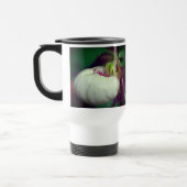 White Lady Slipper Flower, speciaal gepersonalisee Reisbeker (Links)
