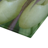 White Lady Slipper Orchid Flower Natuur Snijplank (Hoek)