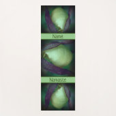 White Lady Slipper Orchid Flower Personalized Yogamat (Voorkant)