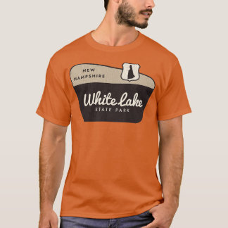 White Lake State Park, New Hampshire Welkomstbord T-shirt